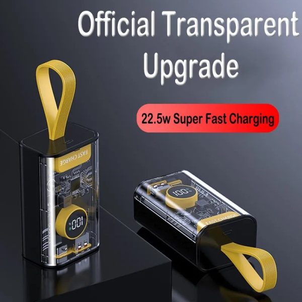 Transparent  Fast Charging Powerbank